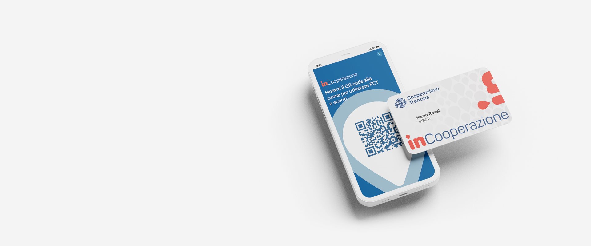 Scarica l'App inCooperazione <p>Ti servirà per ottenere sconti, accedere a convenzioni e accumulare monete virtuali, che potrai usare presso tutte le cooperative della rete.</p>